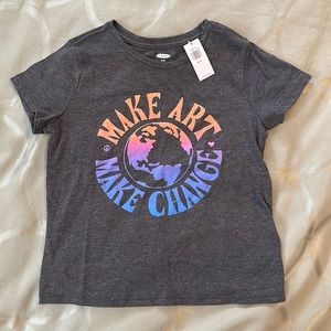 Old navy little girls t-shirt size 8 (m)